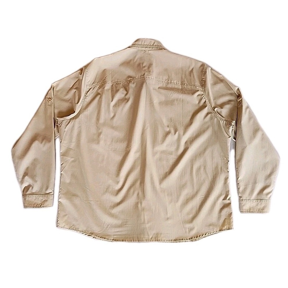 LL Bean Mens No Fly Zone Button Up Shirt‎ XXL Insect Repellent Fishing Outdoors - Picture 6 of 14